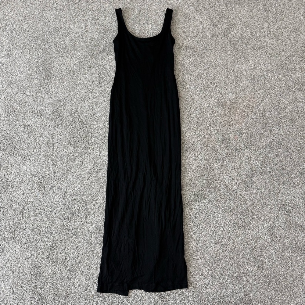Vtg Kathryn Conover Long Black Evening Cocktail Maxi Sleeveless Dress Women US 6